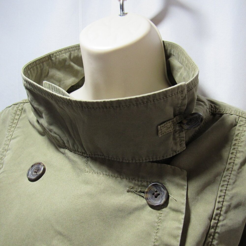 Lucky Brand Women's Military Utility Cargo Jacket Olive Army Green Size XS - Picture 6 of 10